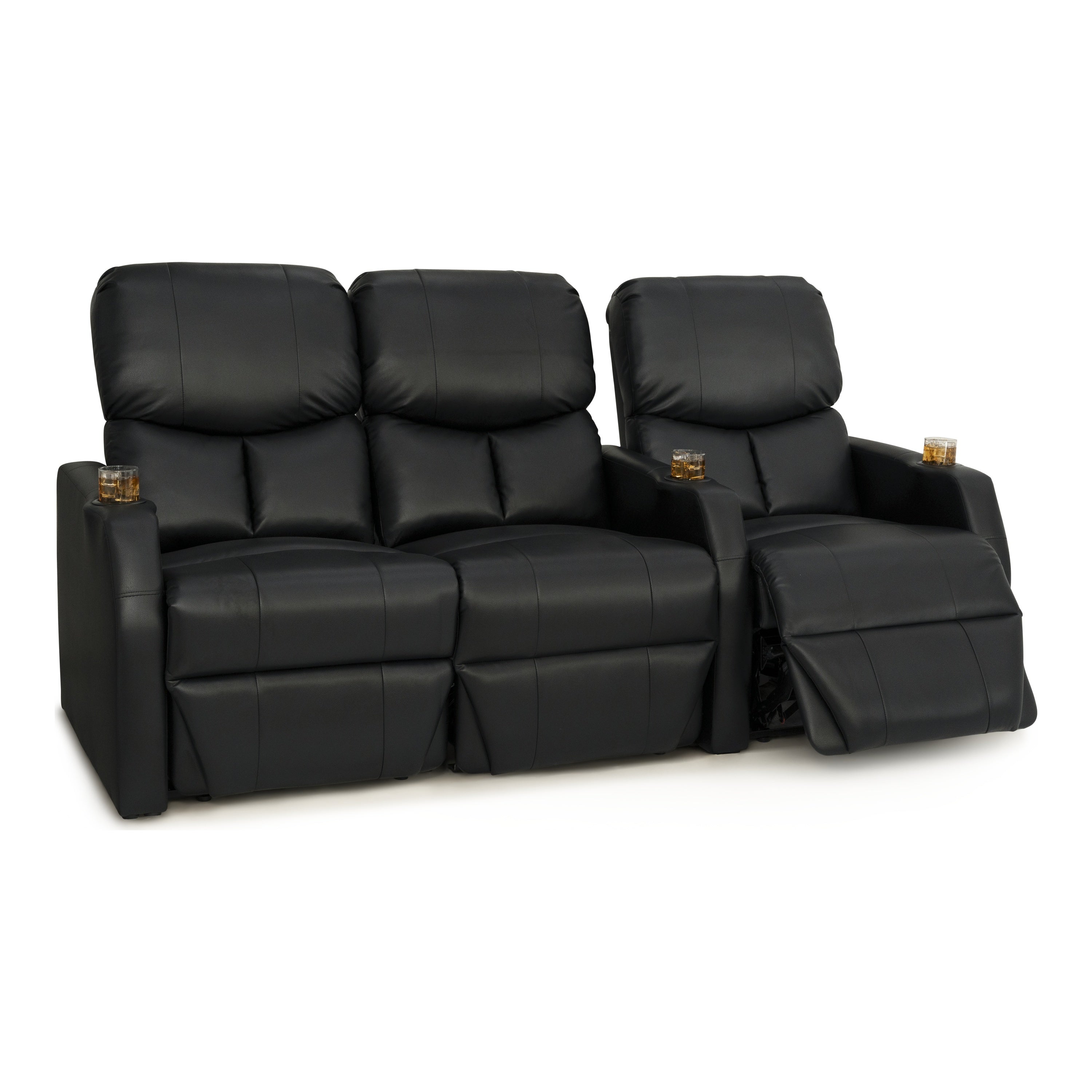 Seatcraft 12006 Leather Gel Spacesaver Home Theater Seating