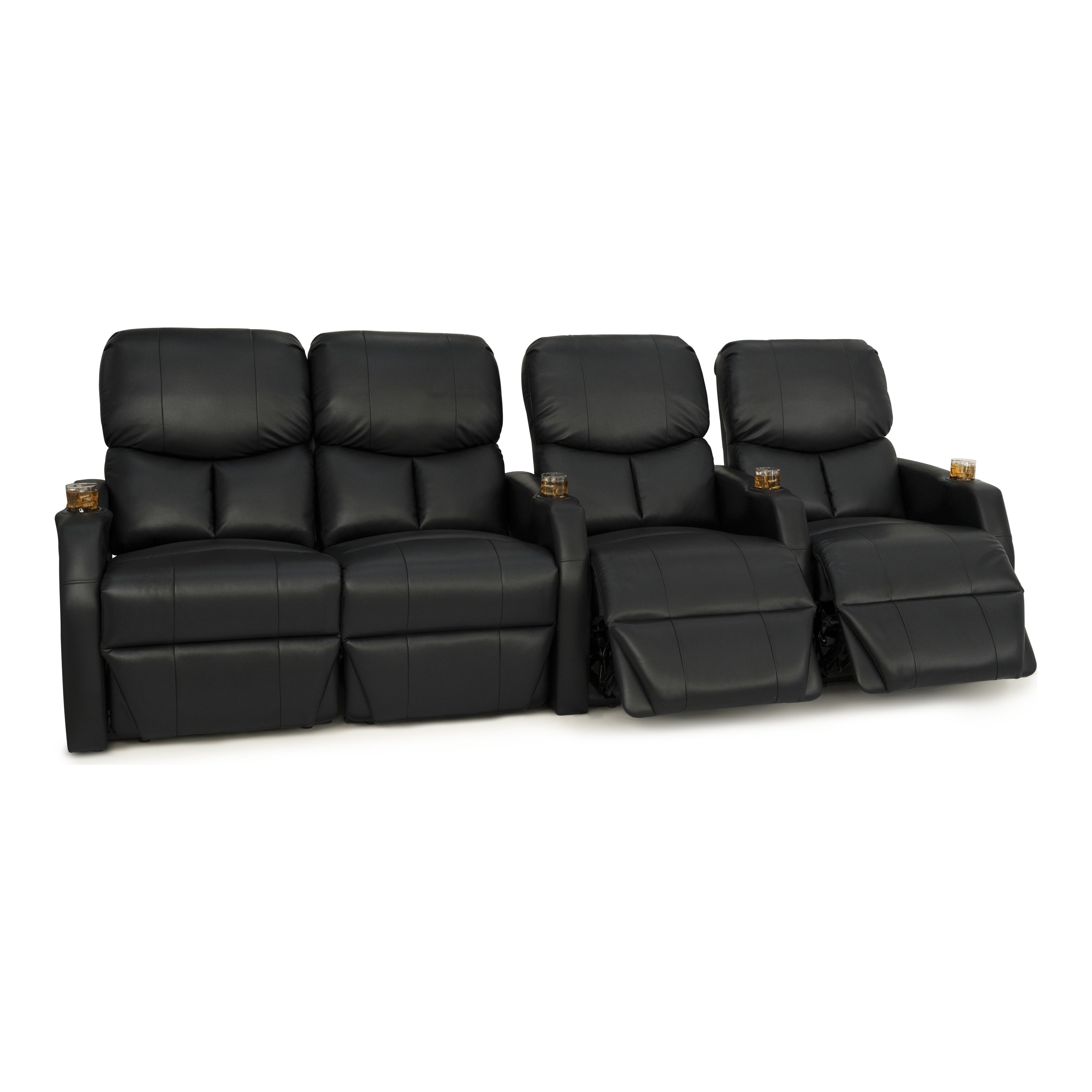 Seatcraft 12006 Leather Gel Spacesaver Home Theater Seating