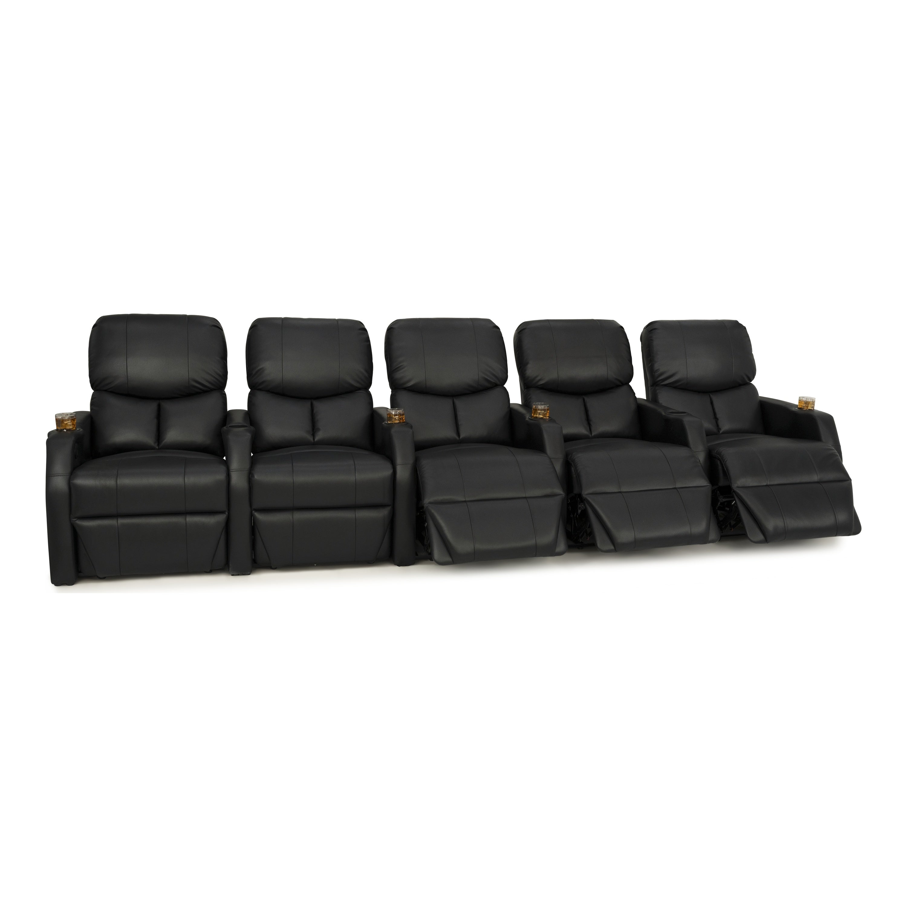 Seatcraft 12006 Leather Gel Spacesaver Home Theater Seating