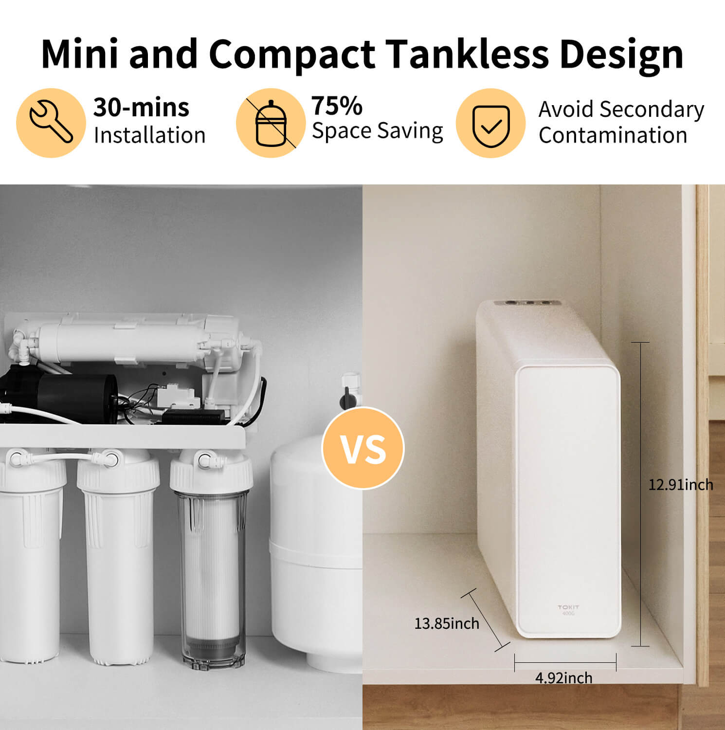 Tokit U1 SE Under-Sink RO Water Filter