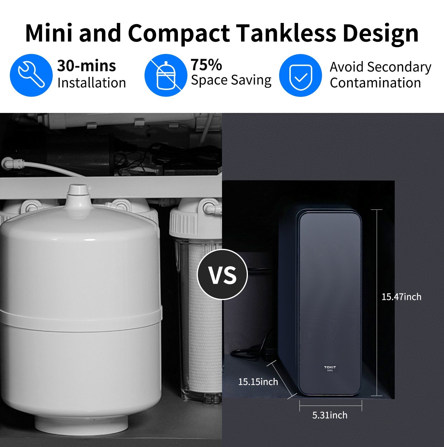Tokit U2 Reverse Osmosis Water Filter
