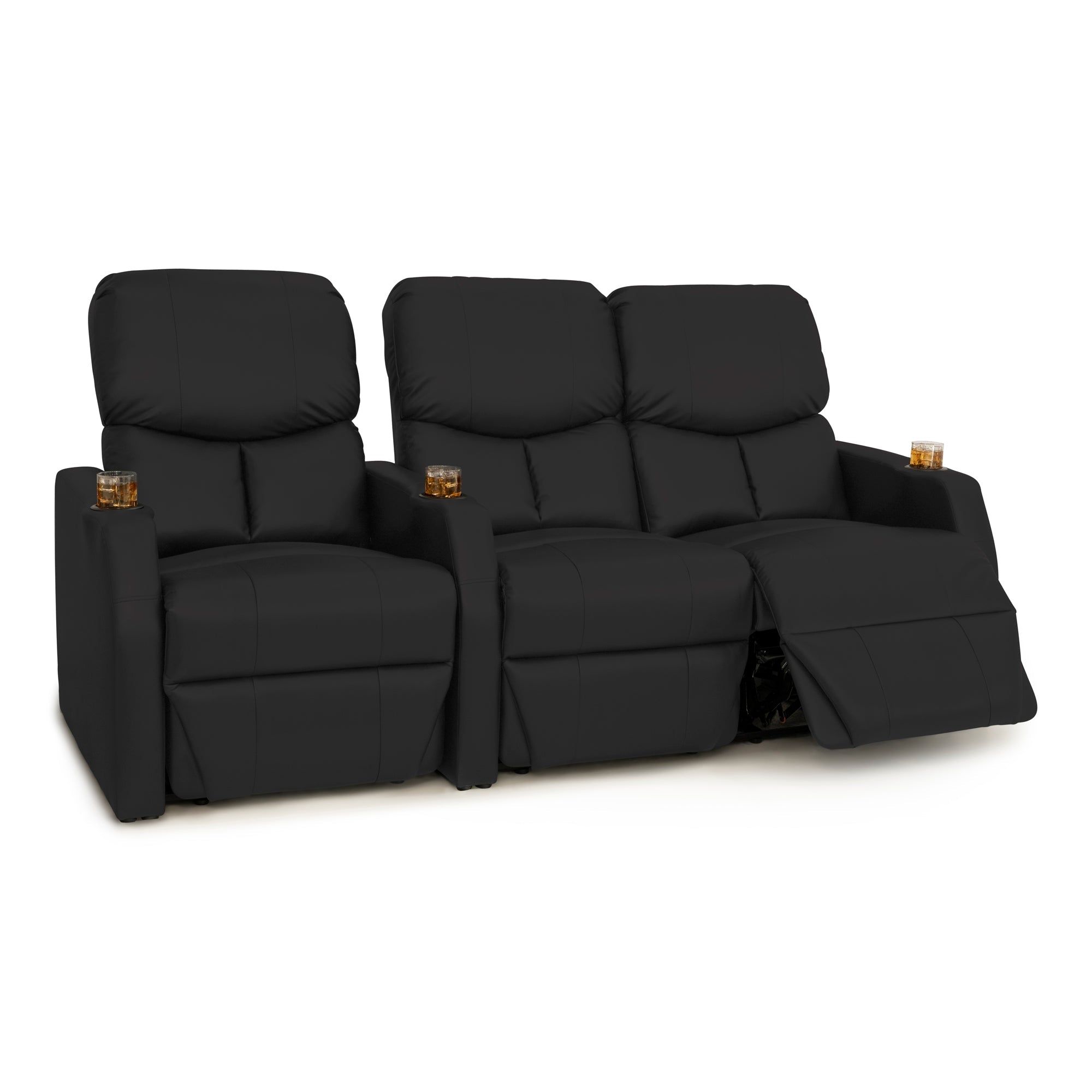 Seatcraft 12006 Leather Gel Spacesaver Home Theater Seating